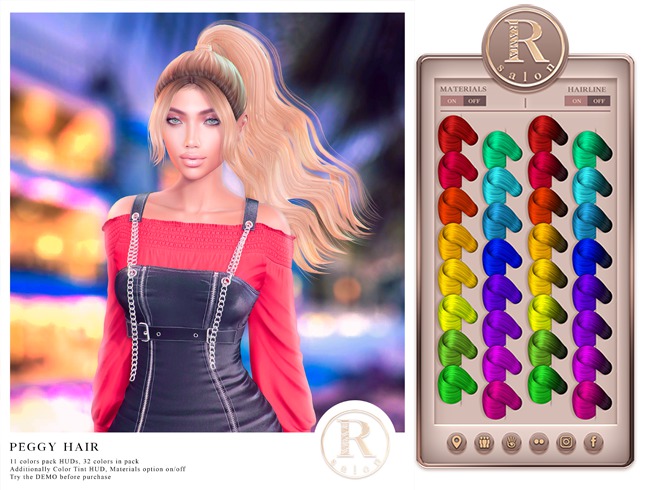 RAMA.SALON - Peggy Hair 'Neons Colorant'