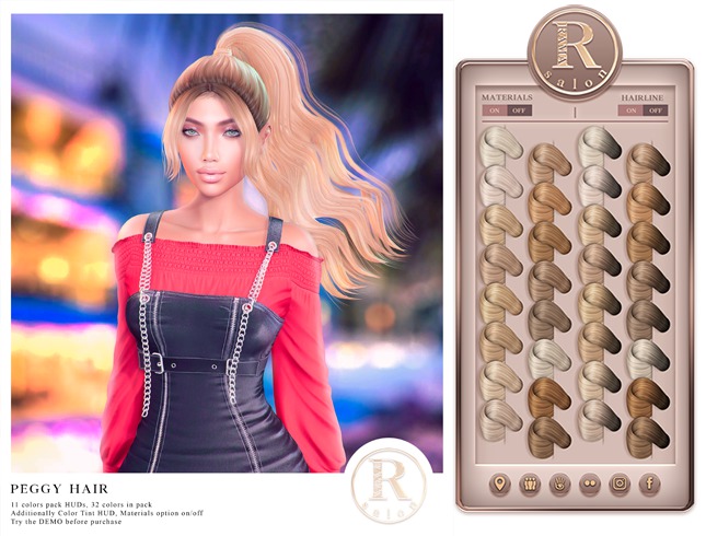 RAMA.SALON - Peggy Hair 'Blondes Colorant'
