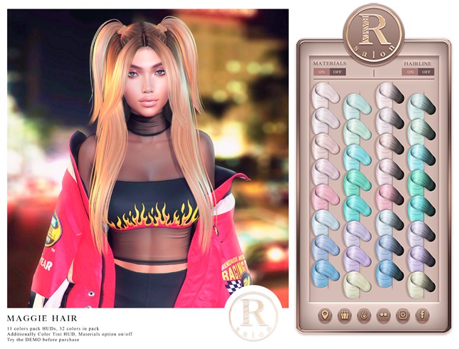 RAMA.SALON - Maggie Hair 'Pastels Colorant'