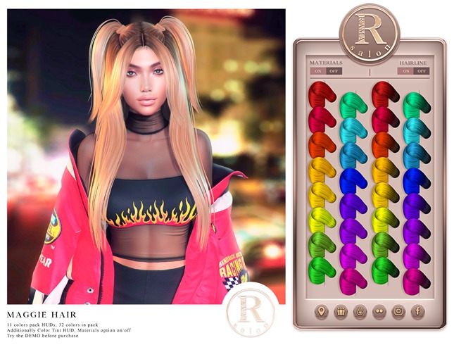 RAMA.SALON - Maggie Hair 'Neons Colorant'