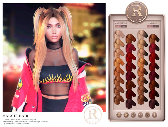 RAMA.SALON - Maggie Hair 'Gingers Colorant'