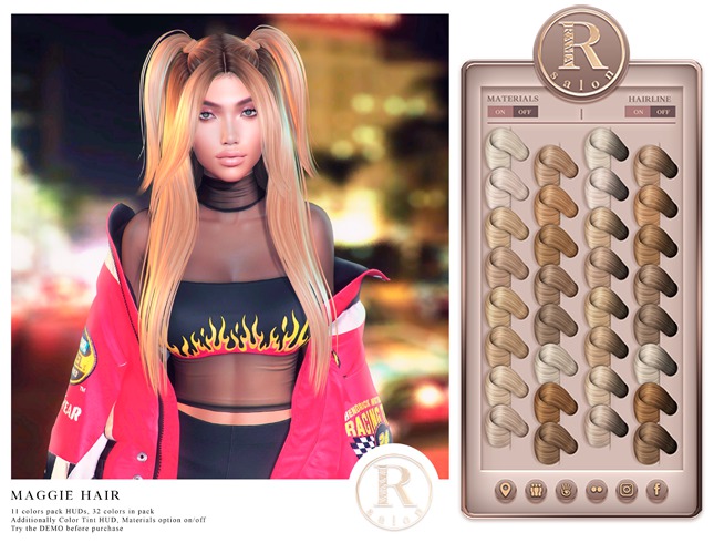 RAMA.SALON - Maggie Hair 'Blondes Colorant'