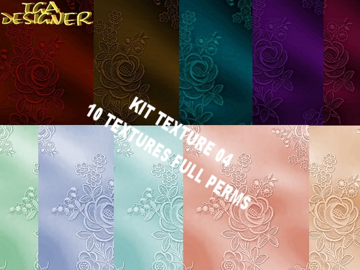 SPECIAL OFFER SILK KIT TEXTURE 04 TGA DESIGNER