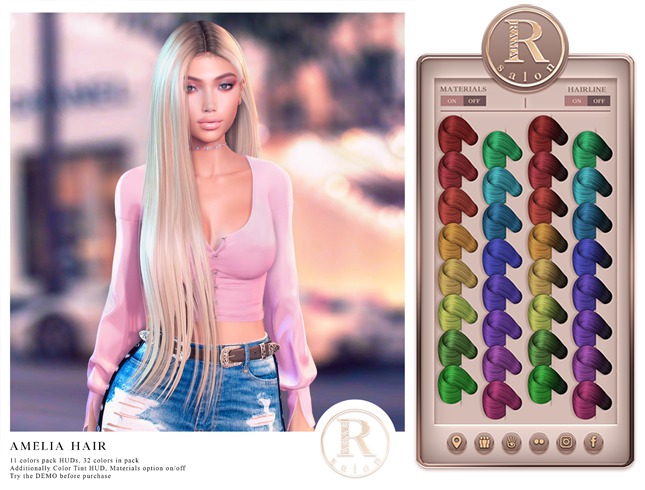 RAMA.SALON - Amelia Hair 'Colores'