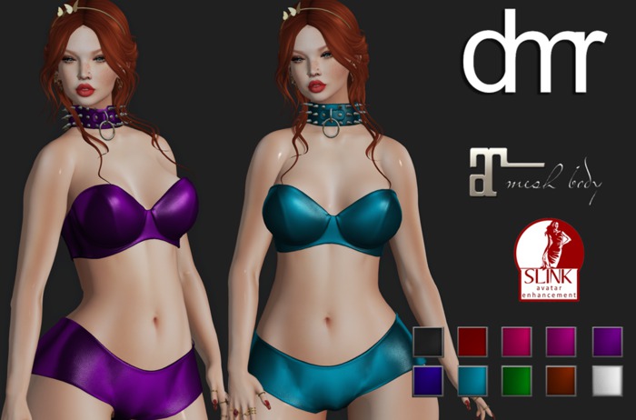 [DR] Mini Dress 124 HUD 10 COLORS ::MESH::