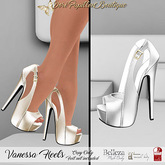 DPB Vanessa Heels - White * Maitreya* Slink *Belleza*