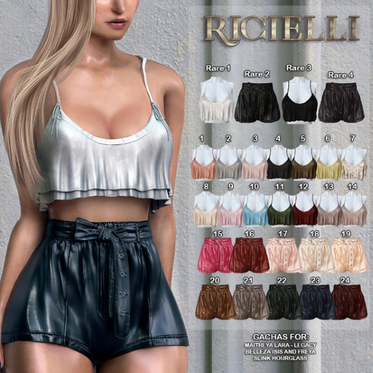 15 Ricielli - Livy Shorts (B.Freya) Pink
