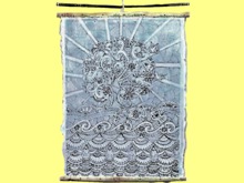 Western Art HOME WALL DECOR Tapestry Vintage Old Blue Lace