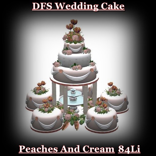 DFS Texture - DFS Wedding Cake - Peaches And Cream (84 Li)