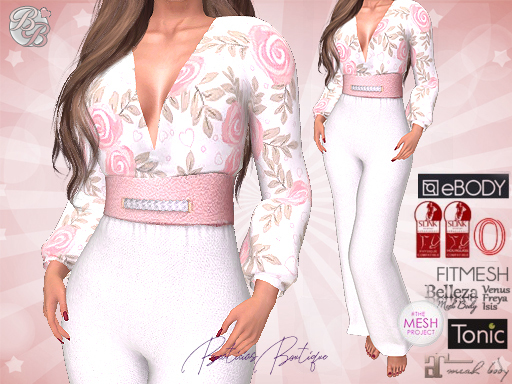 ♥ Beach Roses Pant Suit ♥