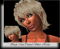 Birgit Mai Silver Hoops (BOXED)
