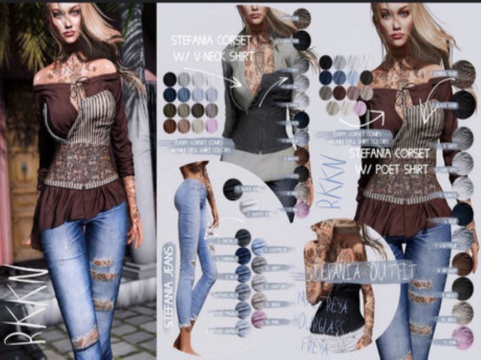 RKKN. Stefania Jeans Black RARE/Freya