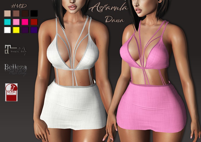 Asfarula - DANA Dress - for Slink, Maitreya and Belleza - GIFT