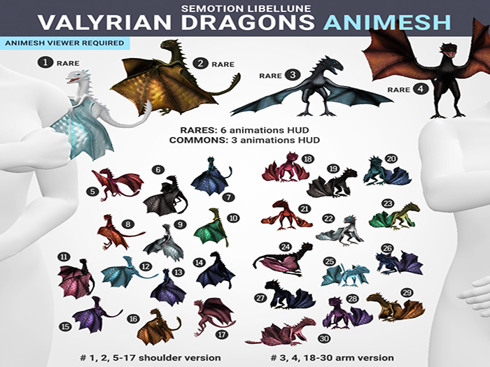 SEmotion Libellune Valyrian Dragons #4 RARE