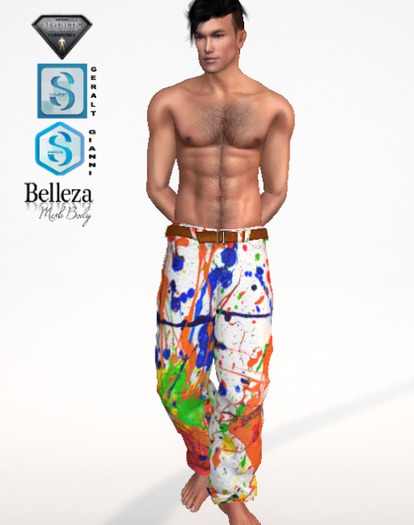 XK Pride Paint Splatter Pants