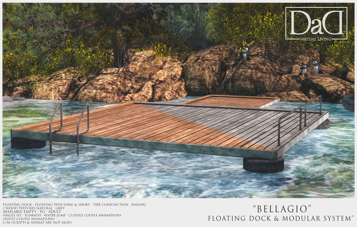 "Belagio Floating dock & modular path"  PG