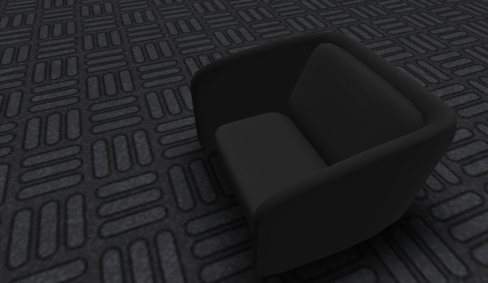 Leather Square Seat