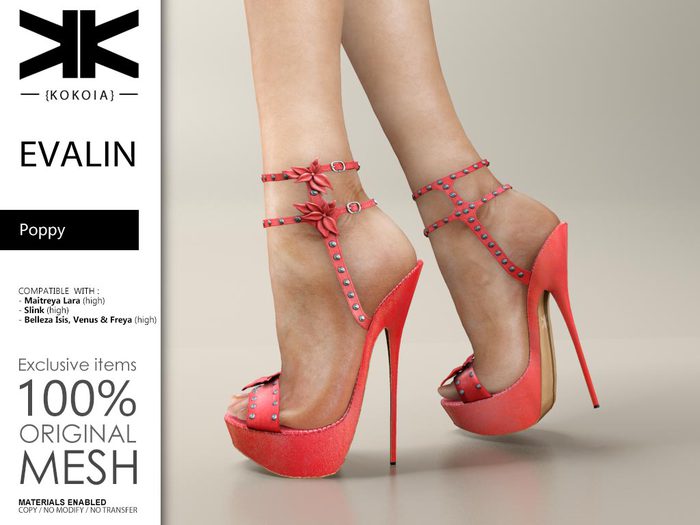Evalin :: Woman Shoes :: Poppy :: {kokoia}
