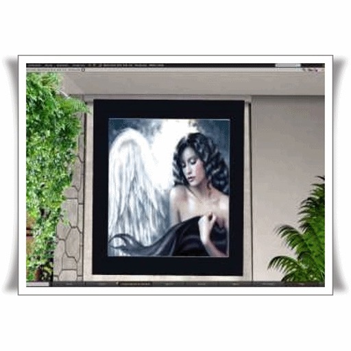 JC quadro bonito anjo