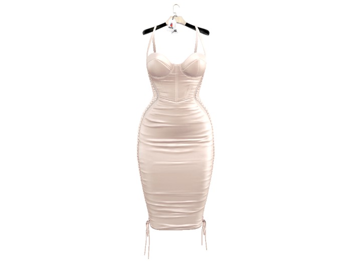 PLASTIX - Vixen Dress (Ivory) - Add me