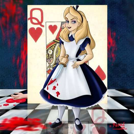 Alice in Wonderland Full Perm Texture