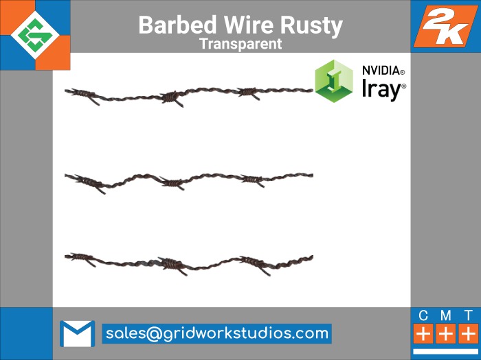 Metal: Barbed Wire Rusty