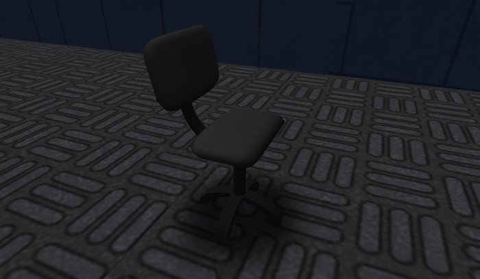 Small Office Chair (black)