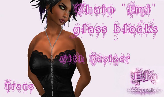 Chain Emi glass blocks
