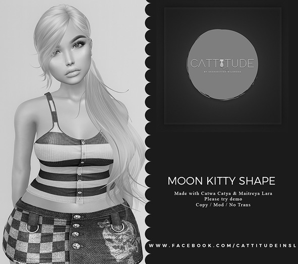 Cattitude Moon Kitty Shape (demo)
