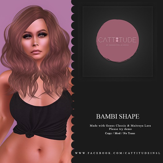 Cattitude Bambi Shape