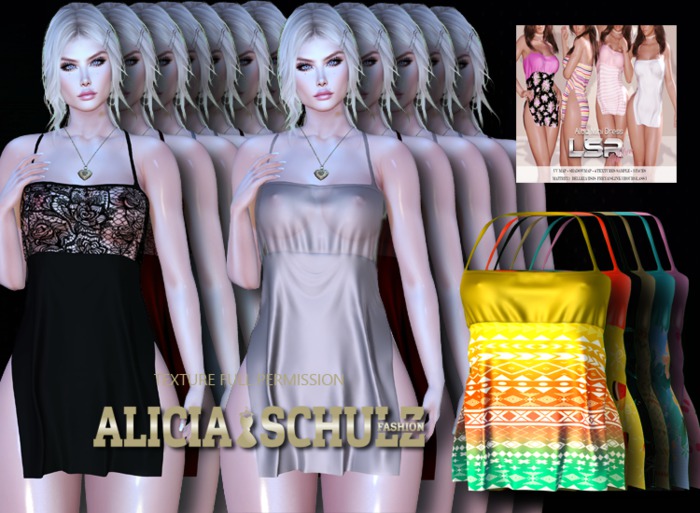 [Alicia Schulz] Texture for [LSR FP] Alba Mini Dress SET F