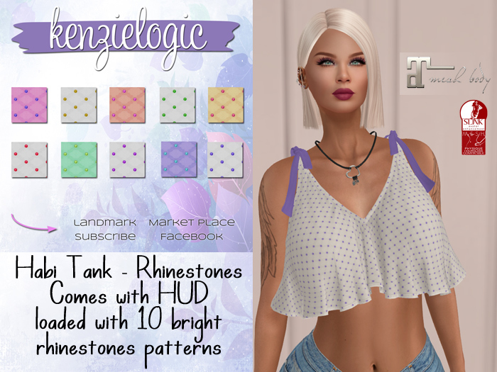 Kenzielogic - Habi Tank - Rhinestones (Add Me)
