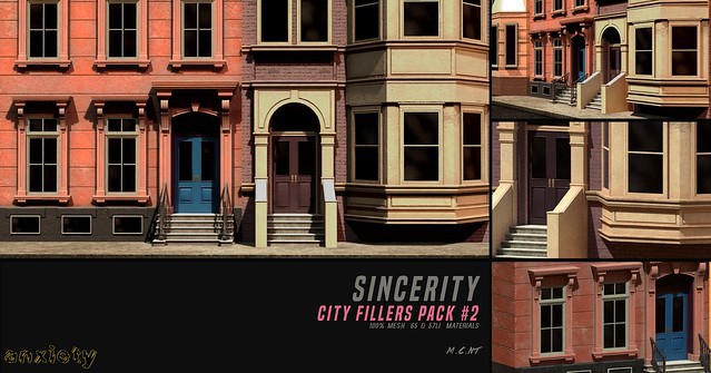 /anxiety/ sincerity pack #2 city fillers