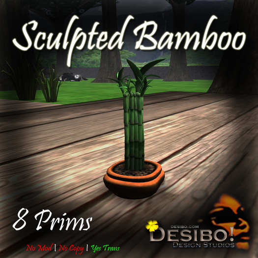 Desibo 8 prim Potted Circle Bamboo Plant