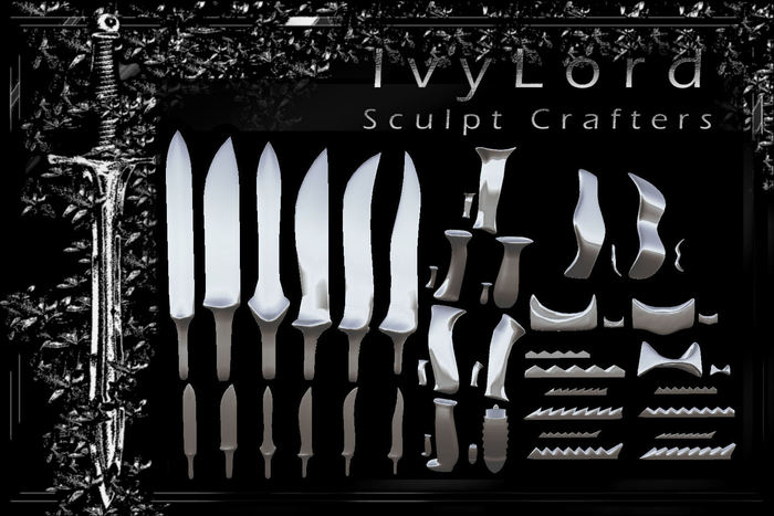 IvyLord-Knives Pack 1 Collection -Sculpt Set