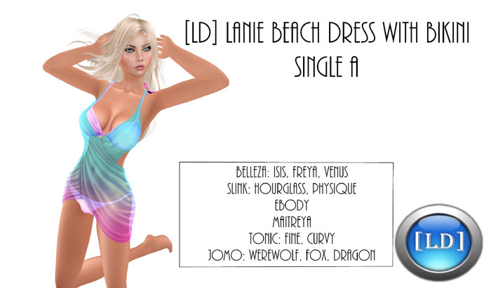[LD] Lanie Beach Dress w Bikini A