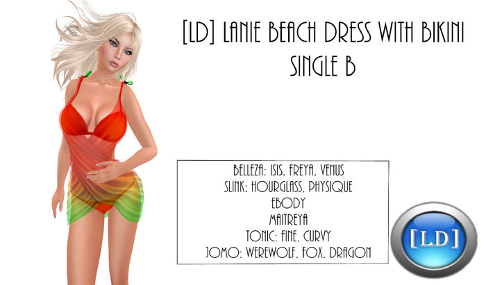 [LD] Lanie Beach Dress w Bikini B