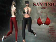 Santino Design-Bra-Red