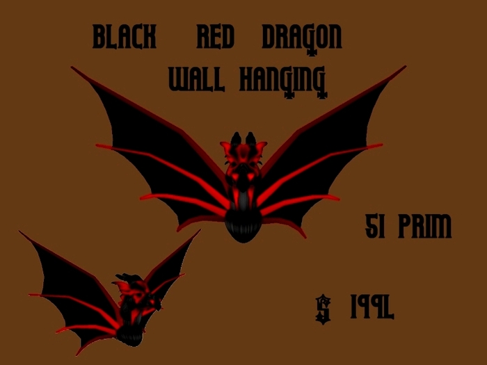 Dragon Head Black Red Boxed