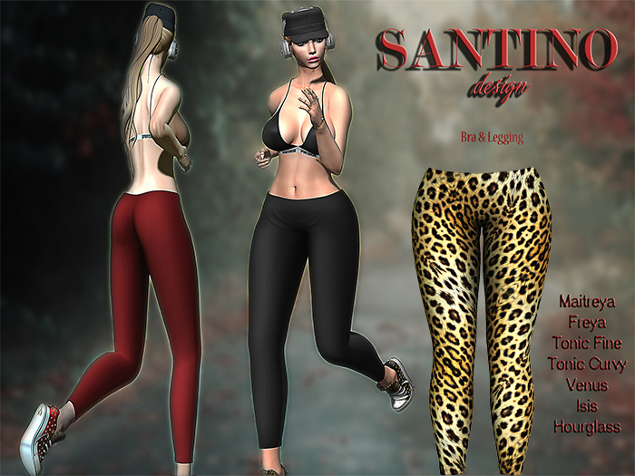 Santino Design-Legging--Leopard
