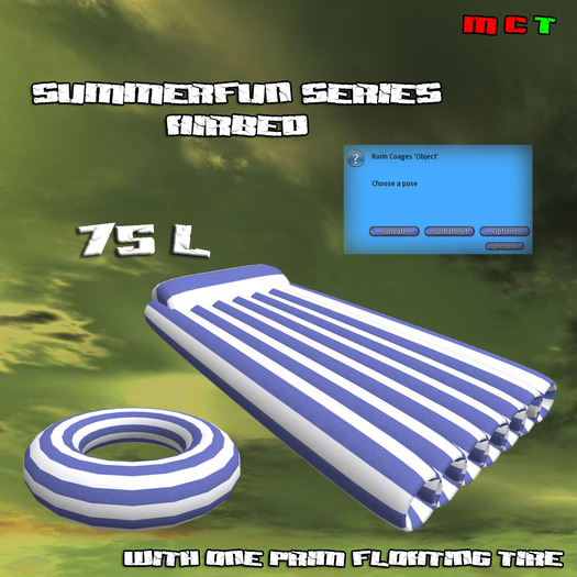 Airbed *Blue/White*
