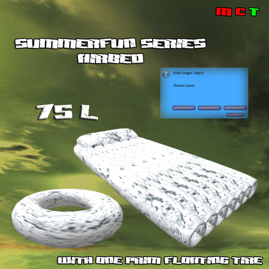 Airbed *Marble White*