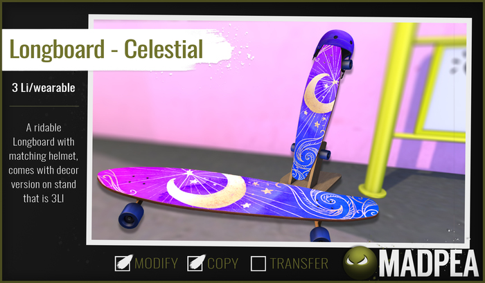 MadPea Longboard Set - Celestial [Add Me!] Boxed
