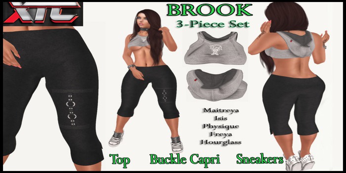 XTC Brook buckle Capri set