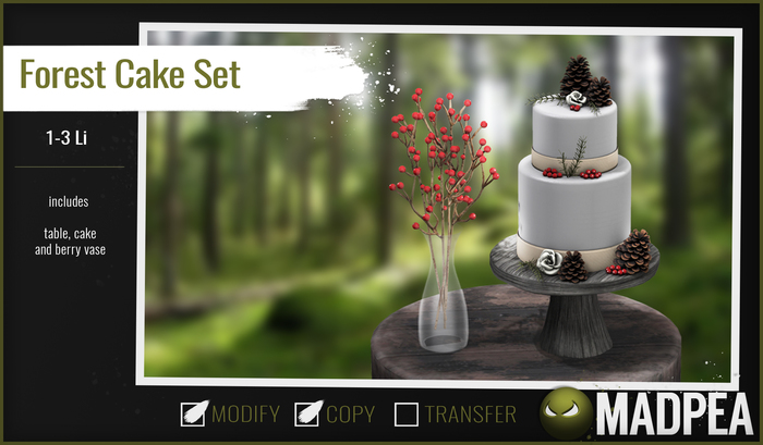 MadPea Forest Cake Set