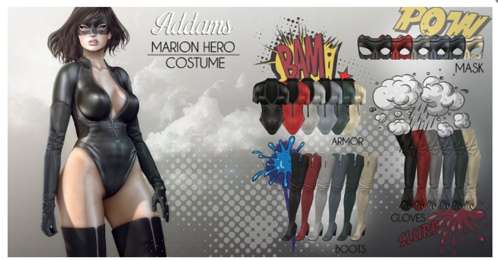 Addams // Marion Gloves Custome // Black // Sl // RARE