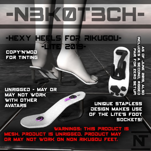 NT-911 LITE Heels For 2019 [Boxed]
