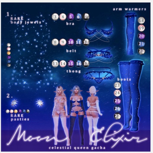 Moon Elixir - Celestial Queen - 5 - Lara - Bra - Amethyst