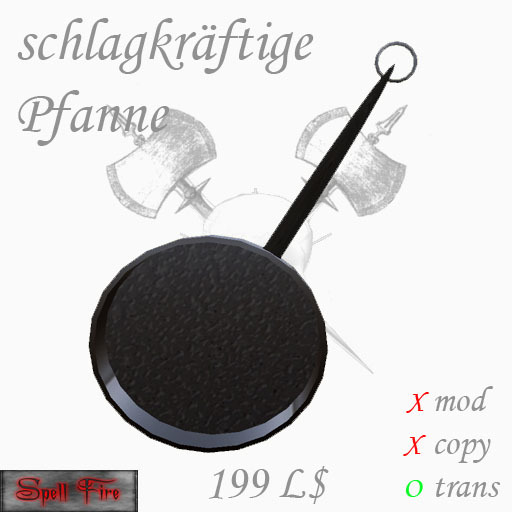 Pfanne Verkaufsbox
