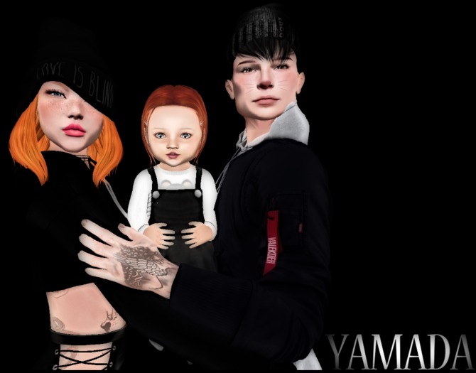 [::YAMADA::] FAMILY_HUG (ANIMESH_ZOOBY) POSE
